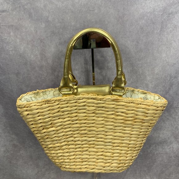 Beaded Straw Purse EUC - Picture 4 of 9